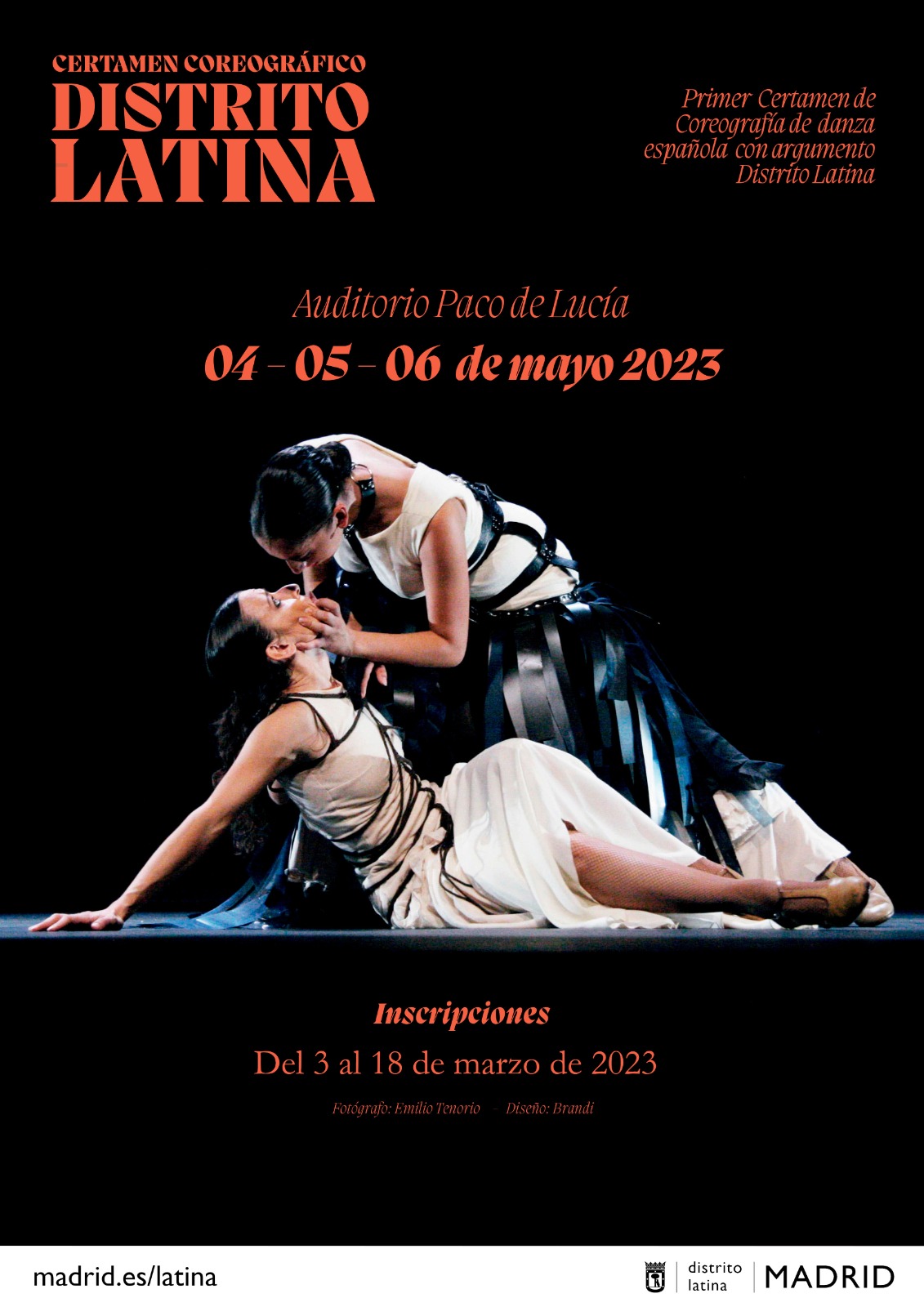 Cartel del primer Certamen de Coreografía de Danza Española con Argumento